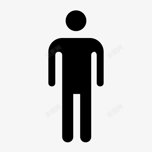 icon_卫生间男svg_新图网 https://ixintu.com icon_卫生间男