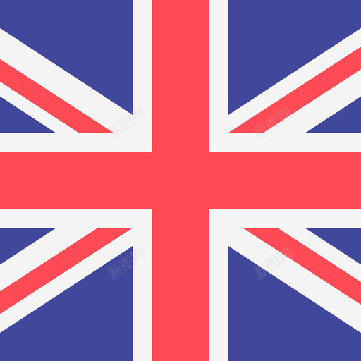 英国国际旗帜4广场图标svg_新图网 https://ixintu.com 国际旗帜4 广场 英国