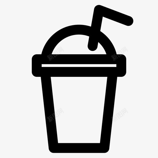 雪糕杯子饮料图标svg_新图网 https://ixintu.com 人们最喜欢的饮料 冰镇 杯子 波普冰 雪糕 饮料