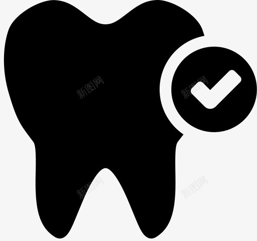 牙齿检查牙科图标svg_新图网 https://ixintu.com 准备好 完成 检查 牙医 牙医填充 牙科 牙齿