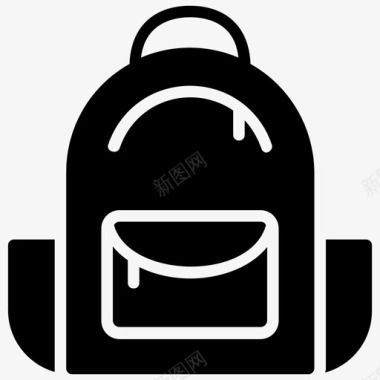背包行李书包图标图标