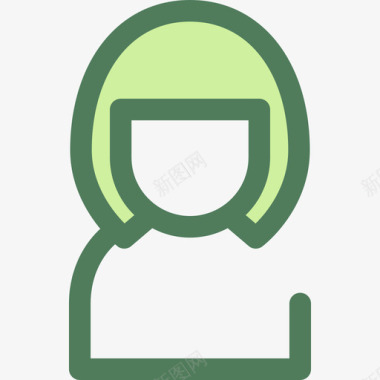 用户用户3绿色图标图标