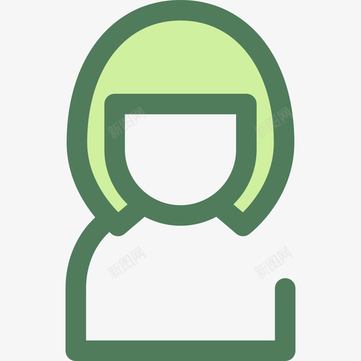 用户用户3绿色图标svg_新图网 https://ixintu.com 用户 用户3 绿色