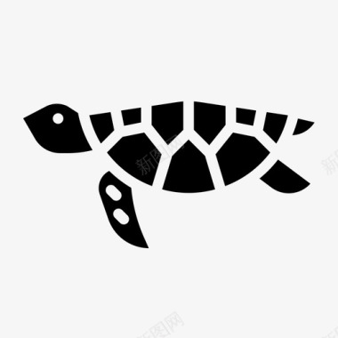 海龟动物水族馆图标图标