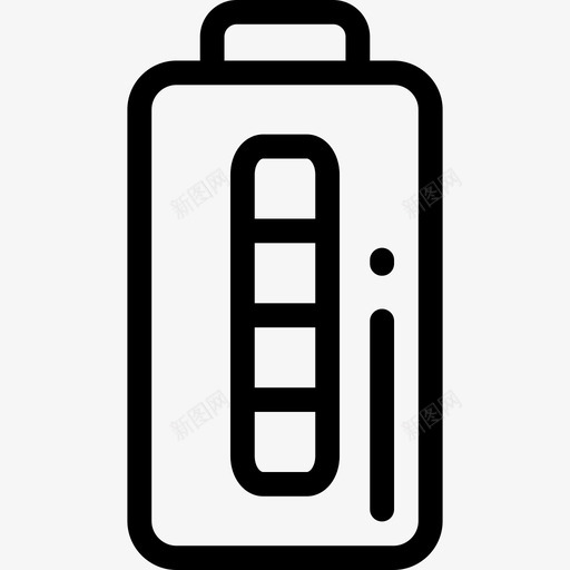 低电池能量10线性图标svg_新图网 https://ixintu.com 低电池 线性 能量10