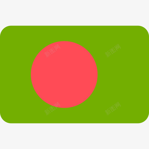 孟加拉国国际国旗6圆形矩形图标svg_新图网 https://ixintu.com 国际国旗6 圆形矩形 孟加拉国