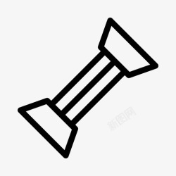 气动管空气管载体化学图标图标
