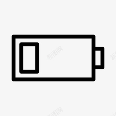 电池电池状态低电量图标图标