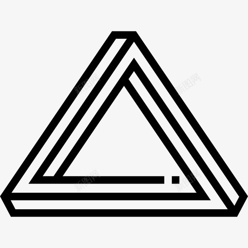 三角形时髦款式9直线型图标svg_新图网 https://ixintu.com 三角形 时髦款式9 直线型
