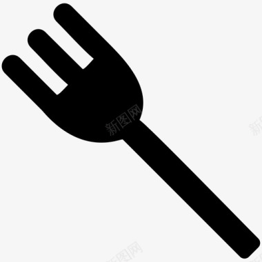 叉子吃的食物图标图标