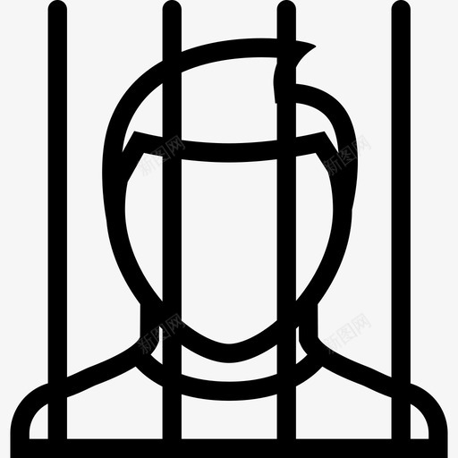 囚犯法律3直系亲属图标svg_新图网 https://ixintu.com 囚犯 法律3 直系亲属