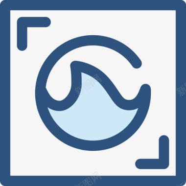 Grooveshark社交媒体18蓝色图标图标