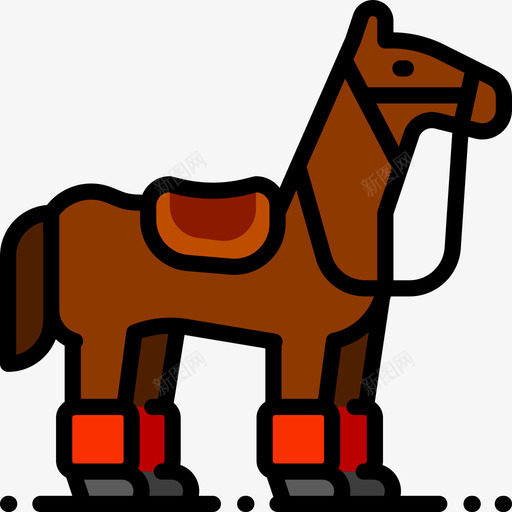 马运动器材3线颜色图标svg_新图网 https://ixintu.com 线颜色 运动器材3 马