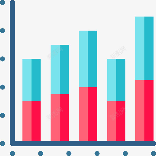 条形图大数据和网络分析3平面图图标svg_新图网 https://ixintu.com 大数据和网络分析3 平面图 条形图