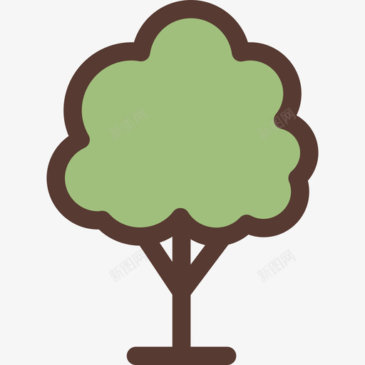 树生态图标3颜色svg_新图网 https://ixintu.com 树 生态图标3 颜色