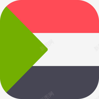 苏丹国际国旗3圆形广场图标图标