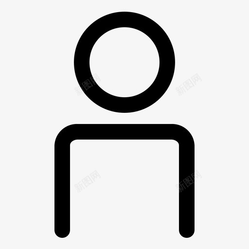 用户头像联系人图标svg_新图网 https://ixintu.com 个人资料 头像 朋友 用户 简单的用户界面 联系人