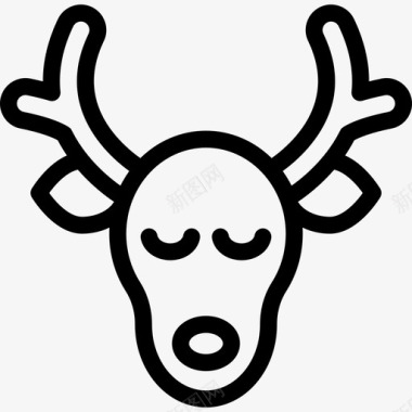 鹿圣诞37直系图标图标