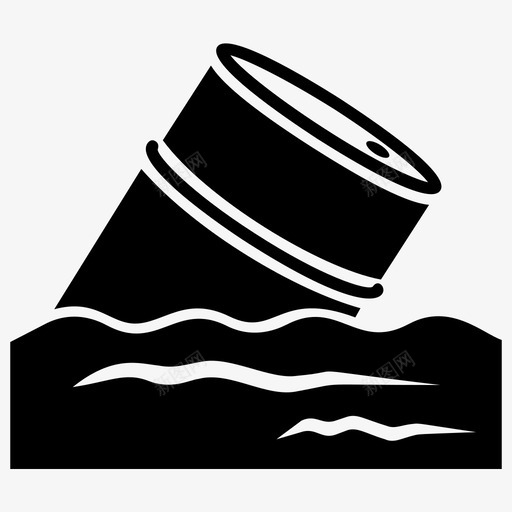 桶全球变暖标志符号图标svg_新图网 https://ixintu.com 全球变暖标志符号 桶
