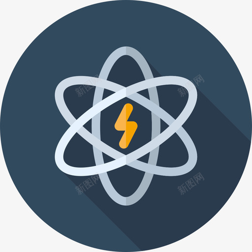 原子能量6平坦图标svg_新图网 https://ixintu.com 原子 平坦 能量6