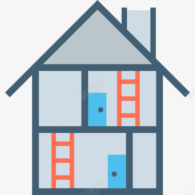 房屋实物资产3单位图标图标
