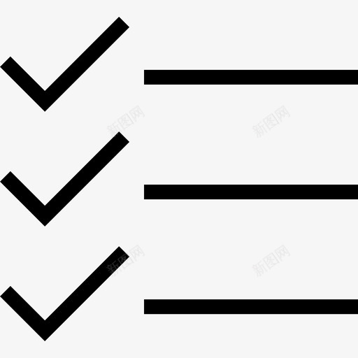 列表ios用户界面填充图标svg_新图网 https://ixintu.com ios用户界面 列表 填充