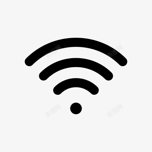 wifi信号连接性互联网连接图标svg_新图网 https://ixintu.com wifi信号 wlan 互联网连接 在线 无线局域网 日常平面图标 连接性