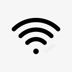 在线接单面wifi信号连接性互联网连接图标高清图片