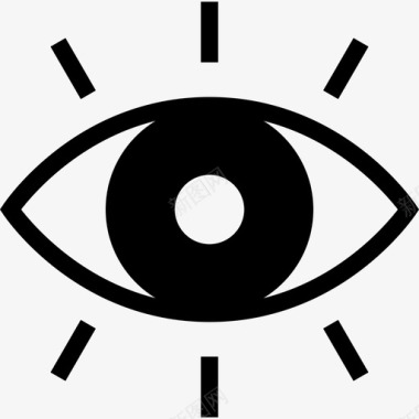眼睛网页开发7填充图标图标