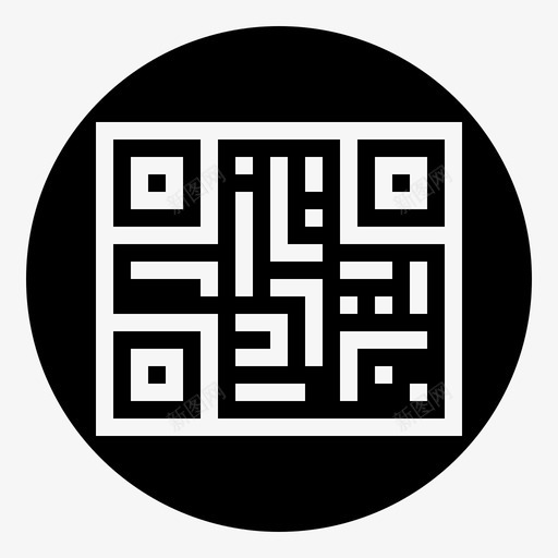 二维码条码标签图标svg_新图网 https://ixintu.com 二维码 扫描仪 条码 条码和二维码字形 标签