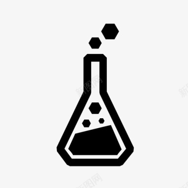化学erlenmeyer烧瓶图标图标