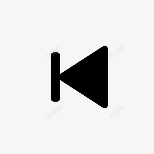 上一个媒体音乐图标svg_新图网 https://ixintu.com 上一个 媒体 播放 播放控件 视频 音乐