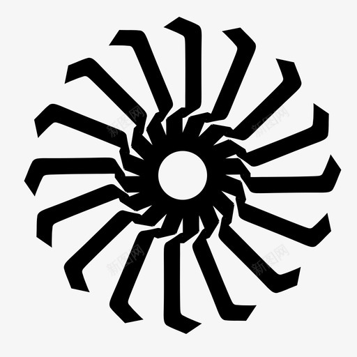 加载齿轮抽象动画图标svg_新图网 https://ixintu.com 加载齿轮 动画 抽象 抽象的创作 简单 艺术