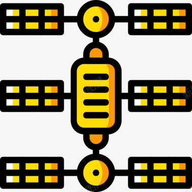 空间站13号空间站黄色图标图标