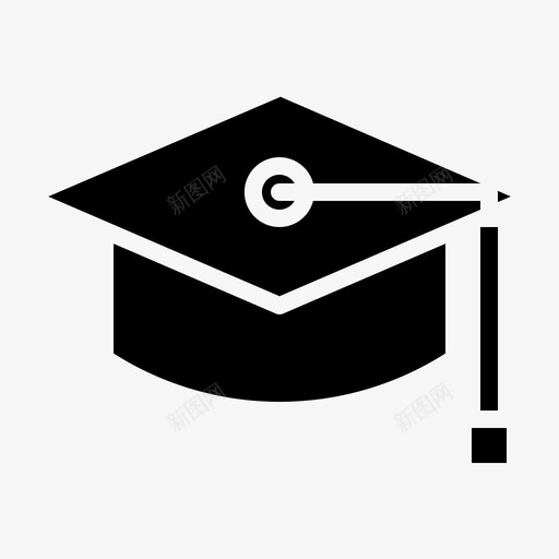 毕业教育抵押贷款图标svg_新图网 https://ixintu.com 抵押贷款 教育 教育实盘 毕业