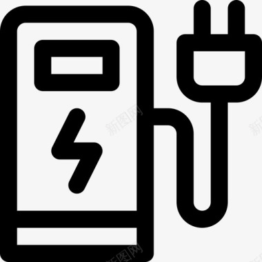 电站环境6线性图标图标