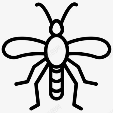 蚊子登革热昆虫图标图标