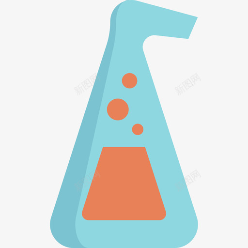 烧瓶科学13号扁平图标svg_新图网 https://ixintu.com 扁平 烧瓶 科学13号