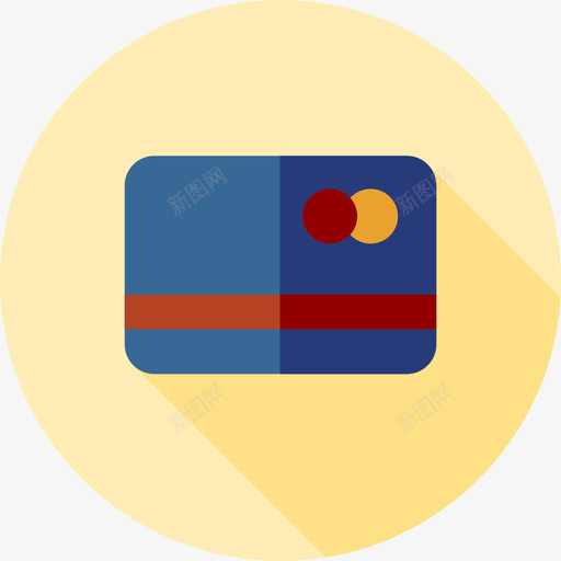信用卡发货和送货扁平图标svg_新图网 https://ixintu.com 信用卡 发货和送货 扁平