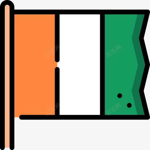 爱尔兰圣帕特里克第11天线性颜色图标svg_新图网 https://ixintu.com 圣帕特里克第11天 爱尔兰 线性颜色