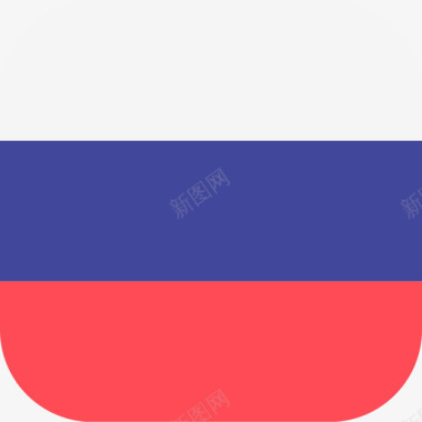 俄罗斯国际国旗3圆形方形图标图标