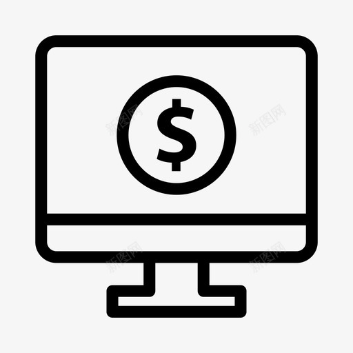 电脑金融mac电脑显示器图标svg_新图网 https://ixintu.com mac电脑 显示器 电脑金融