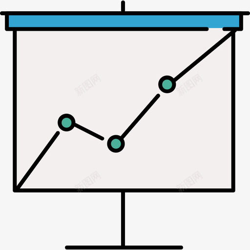 统计办公和商务9彩色128px图标svg_新图网 https://ixintu.com 办公和商务9 彩色128px 统计