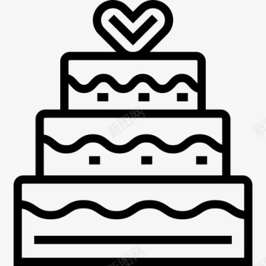 结婚蛋糕刚结婚2直系图标图标