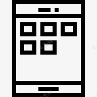 智能手机网页开发6线性图标图标