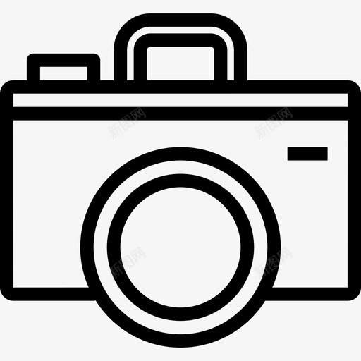 照相摄像机小工具2图标svg_新图网 https://ixintu.com 小工具2 摄像机 照相 线性