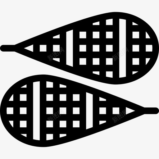 雪鞋文化2直线型图标svg_新图网 https://ixintu.com 文化2 直线型 雪鞋