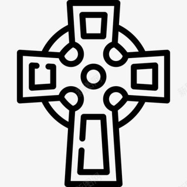 十字架圣帕特里克第10天直系图标图标