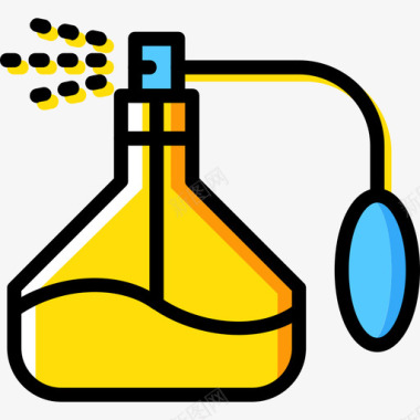 香水美容3黄色图标图标