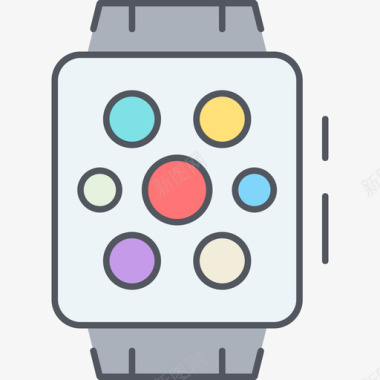 智能手表计算2彩色图标图标